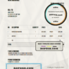 strategic pic universal multipurpose invoice template in Word and PDF format, fully editable