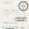 quick lap universal multipurpose invoice template in Word and PDF format, fully editable scan effect