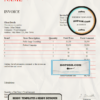 addict stream universal multipurpose invoice template in Word and PDF format, fully editable