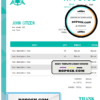 choose work universal multipurpose invoice template in Word and PDF format, fully editable