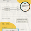 discount magic universal multipurpose invoice template in Word and PDF format, fully editable
