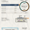 first catch universal multipurpose invoice template in Word and PDF format, fully editable