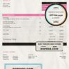 outlaw famous universal multipurpose invoice template in Word and PDF format, fully editable