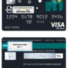 powder art universal multipurpose bank visa electron credit card template in PSD format, fully editable