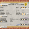 sentiment marriage certificate PSD template, fully editable