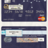 starline astrology universal multipurpose bank mastercard debit credit card template in PSD format, fully editable