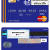 yellowdo universal multipurpose bank mastercard debit credit card template in PSD format, fully editable
