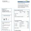 cycle Energy Universal Multipurpose Utility Bill, Word and PDF Free Template