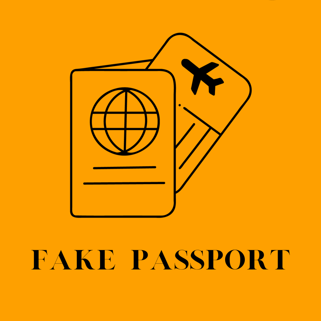 fake passport psd