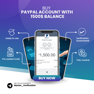 Buy PayPal Accounts with 1500 Balance
