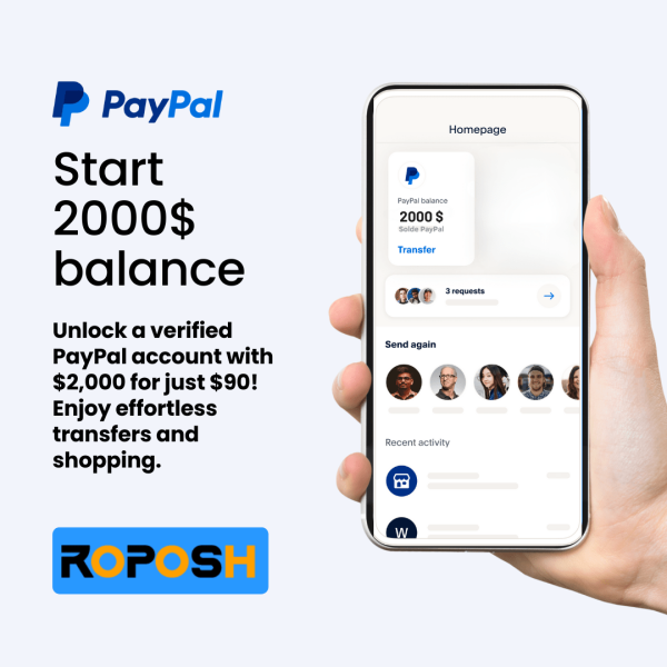 Buy Verified PayPal Account with 2000 Balance