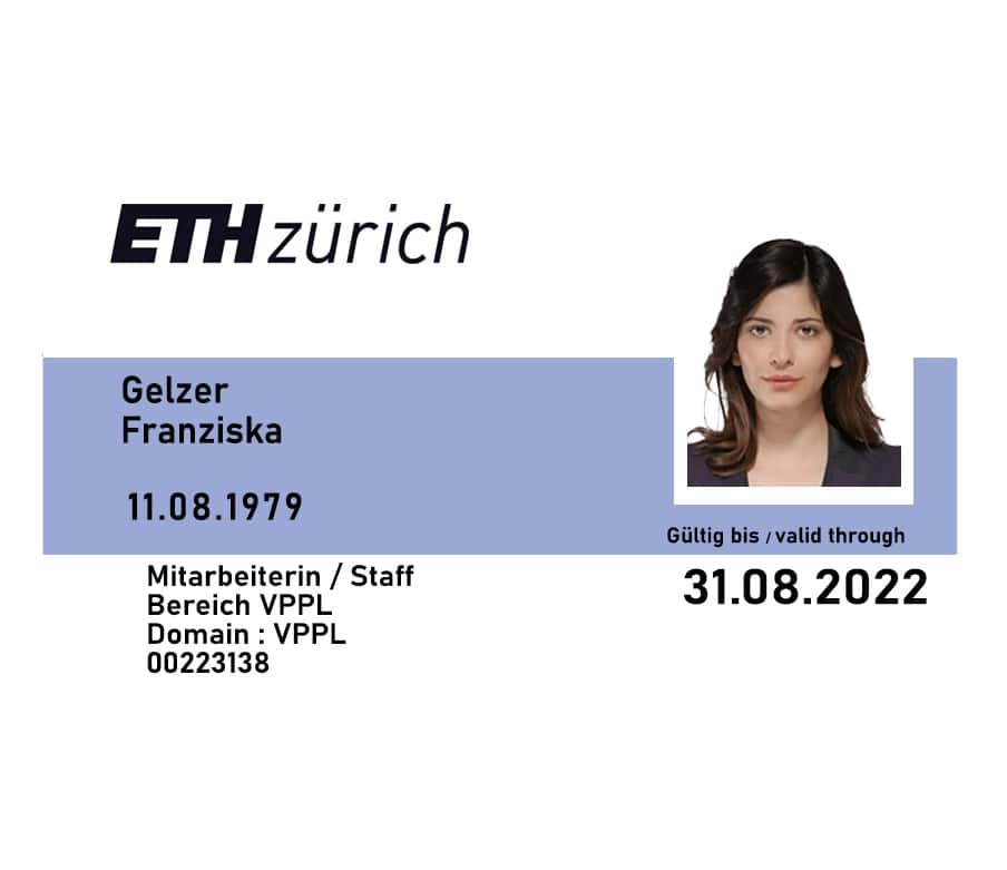 Create Eth Zurich university Student ID Cards with Fillable PSD Templates