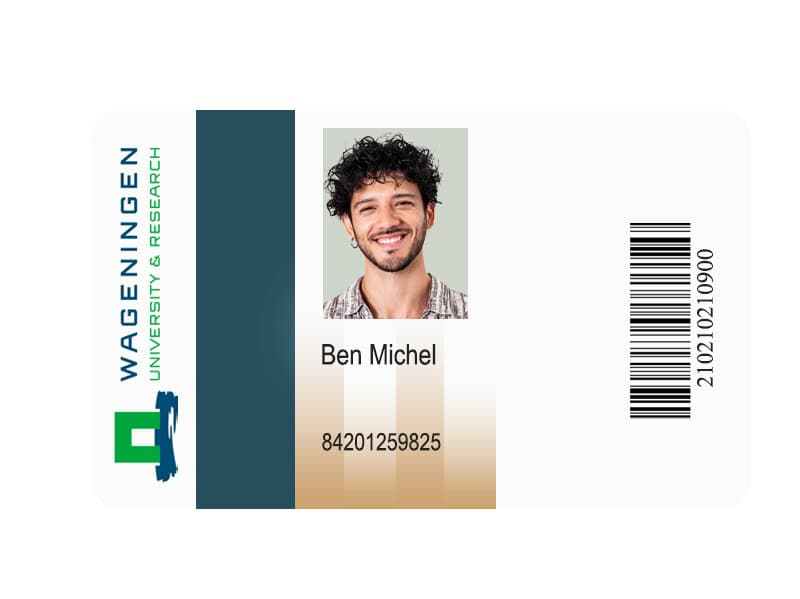 Create Wageningen University & Research Student ID Cards with Fillable PSD Templates