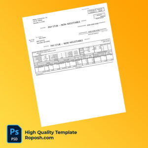Mabes Enterprises Inc paystub word and pdf template