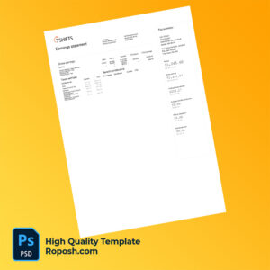 7shifts earning statement word and pdf template