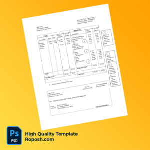 ABC Corp pay stub word and pdf template