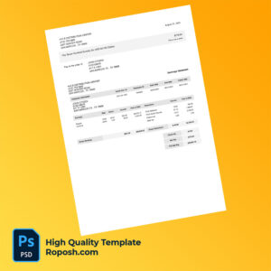 H-E-B Distribution Center Earnings Statement word and pdf template