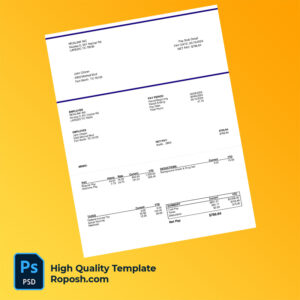 MOALINK Inc pay stub word and pdf template