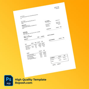 Planet Pooch LLC pay stub word and pdf template