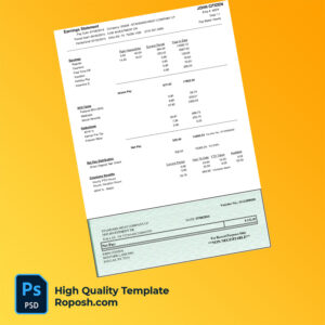 Standard Meat Company LP earning statement word and pdf template
