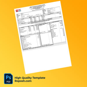 HDFC Life Insurance Company Limited payslip word and pdf template