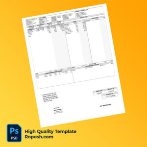 Romeo Foxtrot 55 LLC earning statement word and pdf template