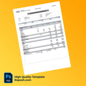 TMF Garage earning statement word and pdf template