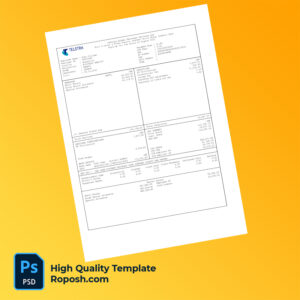 Telstra Global Business Services LLP payslip word and pdf template