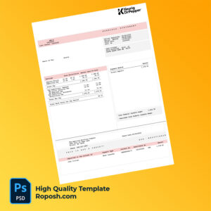The American Bottling Company  earning statement word and pdf template