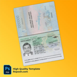 solomon passport psd template