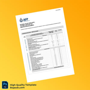 Australia Editable National Police Check NPC 100 Point Checklist For Identification Documents Template in Word and PDF formats Australia Editable National Police Check NPC 100 Point Checklist For Identification Documents Template in Word and PDF formats