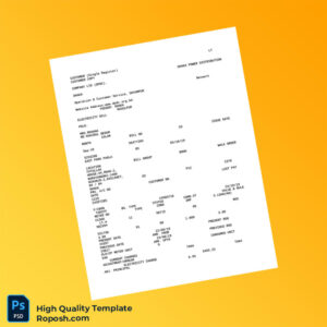 Bangladesh Dhaka Power Distribution Company Limited Editable Utility Bill Template in Word and PDF formats 4 page