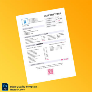 Bangladesh InfoLink Editable Utility Bill Template in Word and PDF formats Bangladesh InfoLink Editable Utility Bill Template in Word and PDF formats