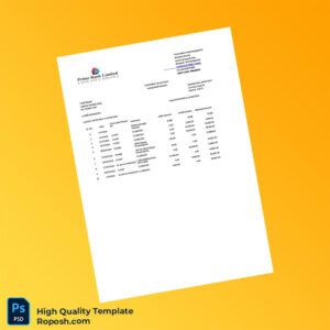 Bangladesh Prime Bank Statement Template in Word and PDF formats Bangladesh Prime Bank Statement Template in Word and PDF formats