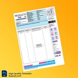 Bangladesh Southeast Bank Credit Card Statement Template in Word and PDF formats