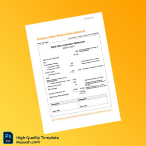 Bank ABC Bank Reconciliation Statement Template in Word and PDF formats Bank ABC Bank Reconciliation Statement Template in Word and PDF formats