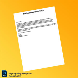 Bank Statement and Invoices Template in Word and PDF formats 7 page Bank Statement and Invoices Template in Word and PDF formats 7 page