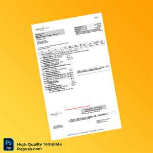 Canada Alectra Utilities Editable Utility Bill Template in Word and PDF formats