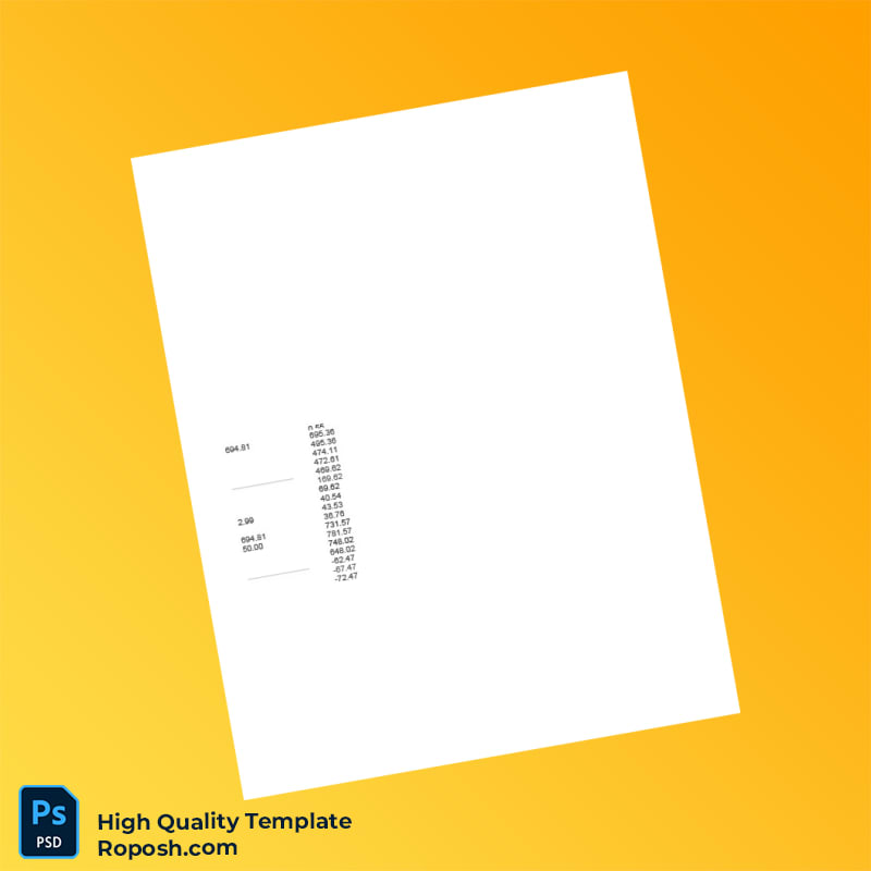 Canada Chequing Account Statement Template in Word and PDF formats 2 page Canada Chequing Account Statement Template in Word and PDF formats 2 page
