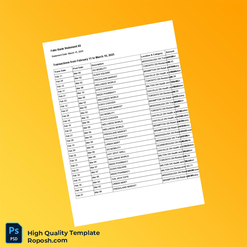 Canada Document Type Template in Word and PDF formats Canada Document Type Template in Word and PDF formats