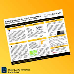 Colombia Universidad EAN Editable Poster Template in Word and PDF formats Colombia Universidad EAN Editable Poster Template in Word and PDF formats