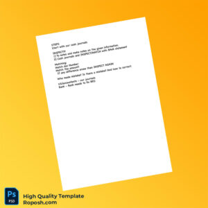 Country_ Bank_Issuer_ Document Type_ Bank Reconciliation Guide Template in Word and PDF formats 7 page