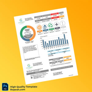 Credit Card Editable Statement Template in Word and PDF formats 4 page