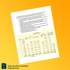 Editable Class Activity – Accounting Equation Template in Word and PDF formats 2 page