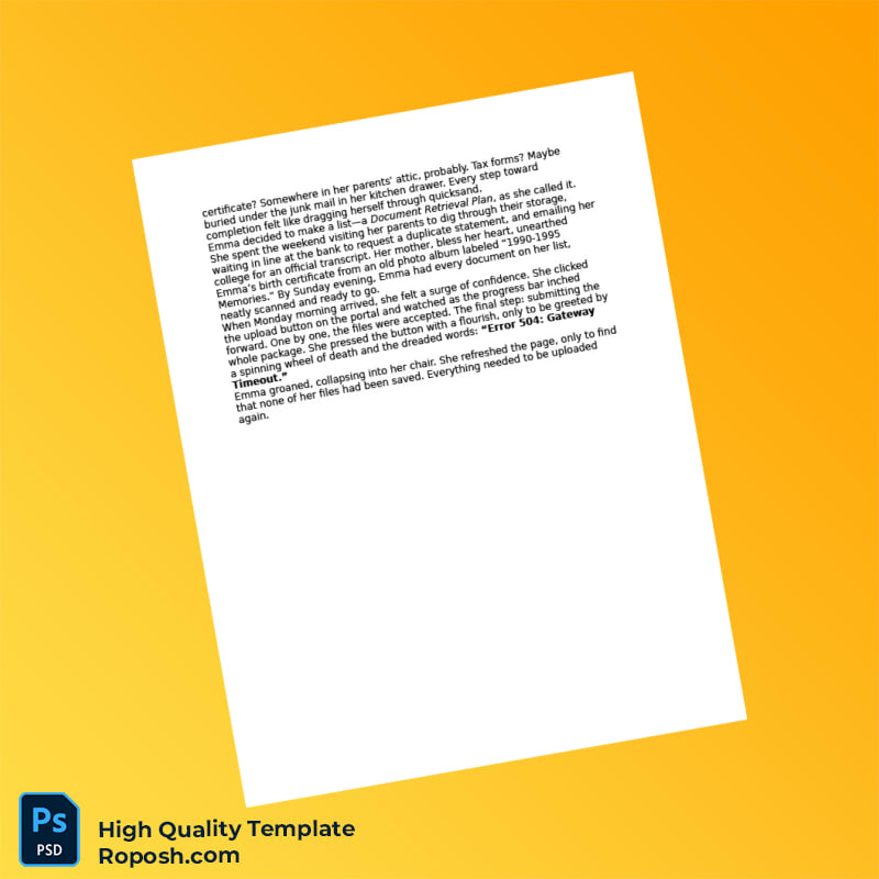 Editable Document Template in Word and PDF formats 2 page Editable Document Template in Word and PDF formats 2 page