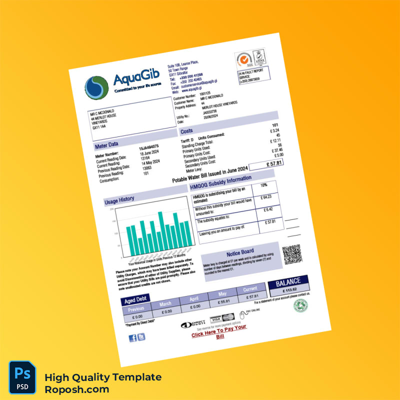 Editable Sales Bill Template in Word and PDF formats 4 page Editable Sales Bill Template in Word and PDF formats 4 page