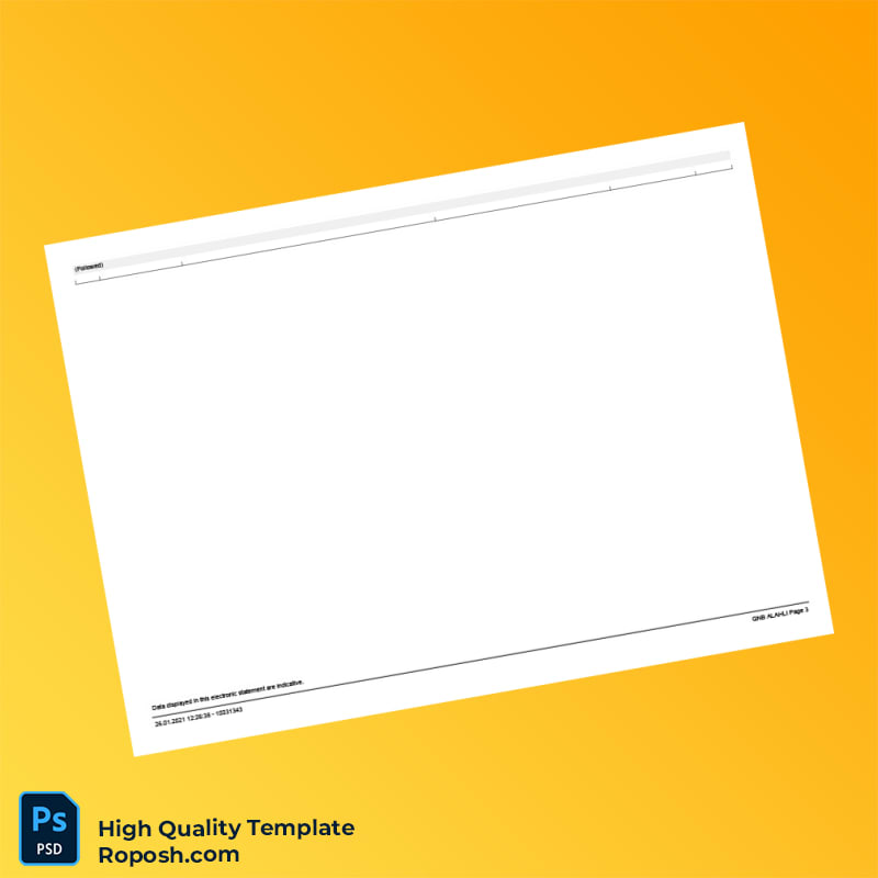 Egypt QNB Bank Statement Template in Word and PDF formats 4 page Egypt QNB Bank Statement Template in Word and PDF formats 4 page