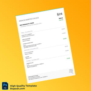 Empty Template in Word and PDF formats 6 page