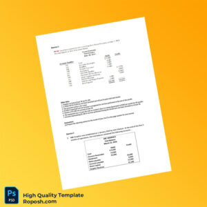 Germany ABC Graphics Editable Adjusting Entries Template in Word and PDF formats 2 page