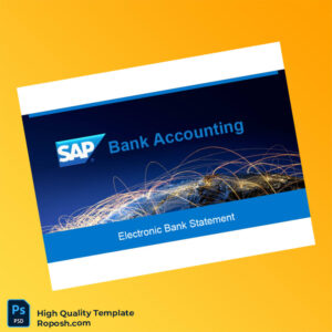 Germany SAP Electronic Bank Statement Template in Word and PDF formats 6 page
